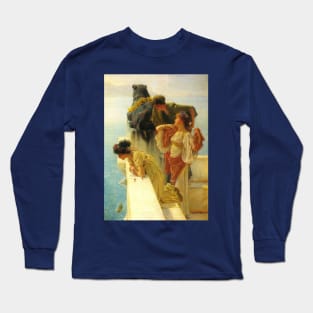 A Coign Of Vantage by Sir Lawrence Alma-Tadema Long Sleeve T-Shirt